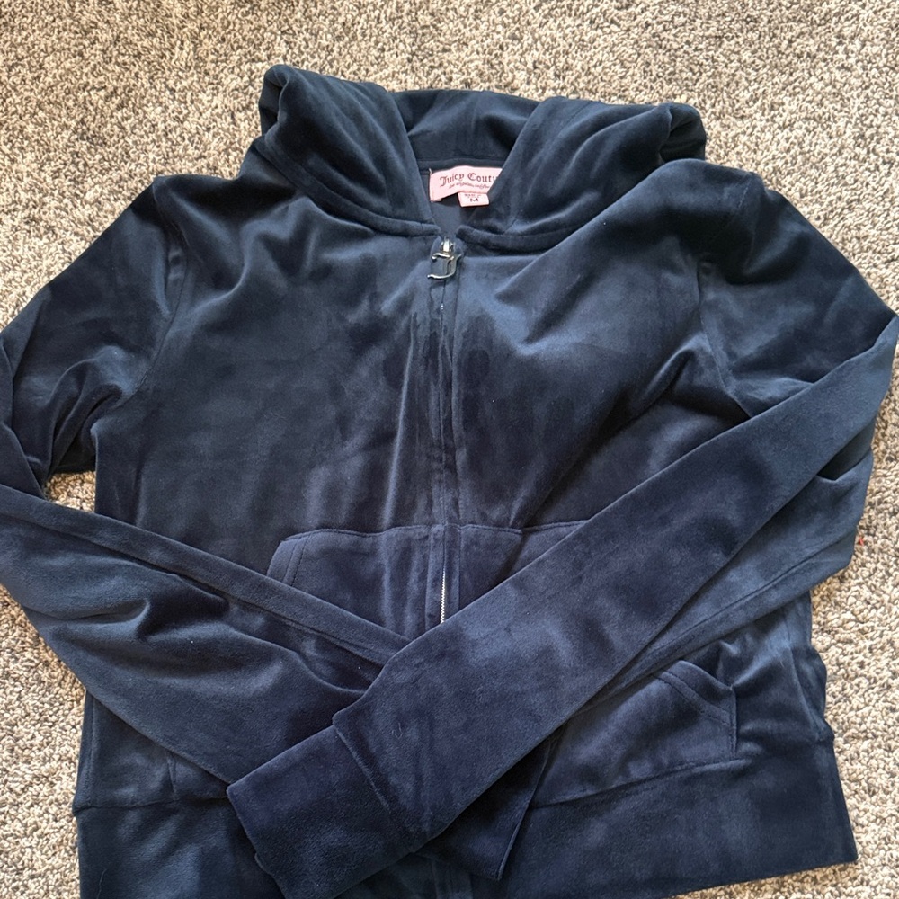 Juicy Couture Deep Blue Velour Jacket